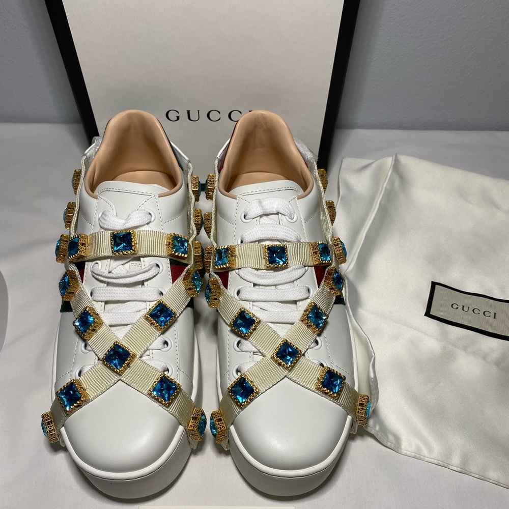 NEW AUTHENTIC GUCCI ‘NEW ACE’ SNEAKERS